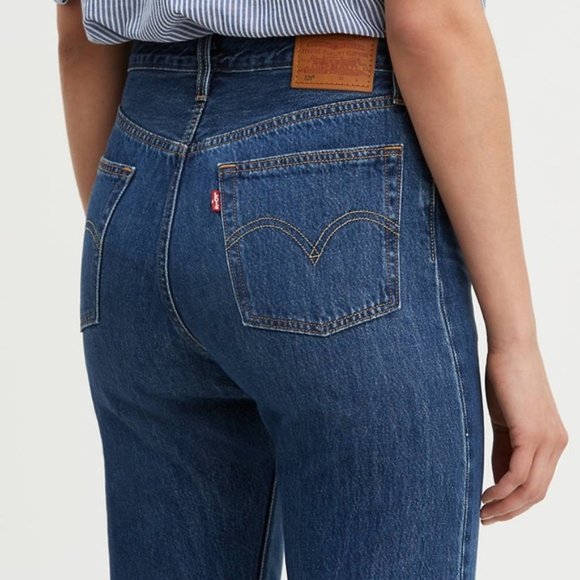 Levi's® Premium 501® ORIGINAL CROPPED JEANS size 28x28 - Picture 10 of 12